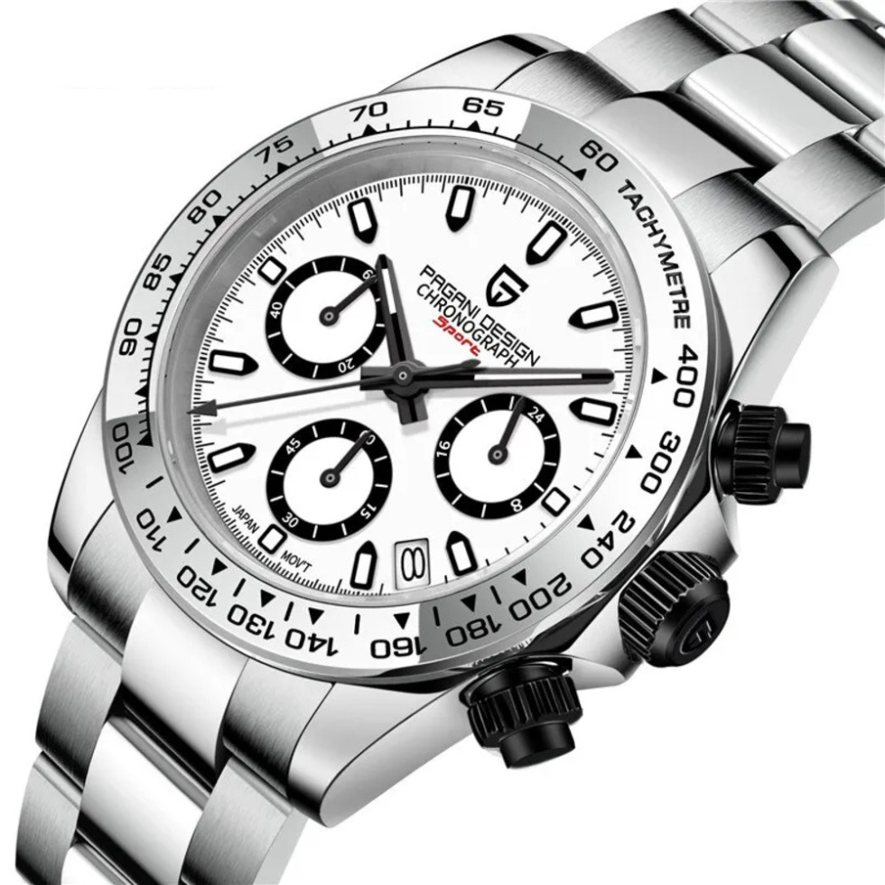 large Часы мужские Pagani Design PD-1727 Silver-White 0